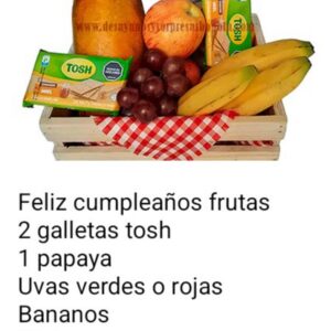 Feliz Cumpleaños Frutas