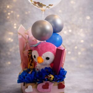 Pingüino globos